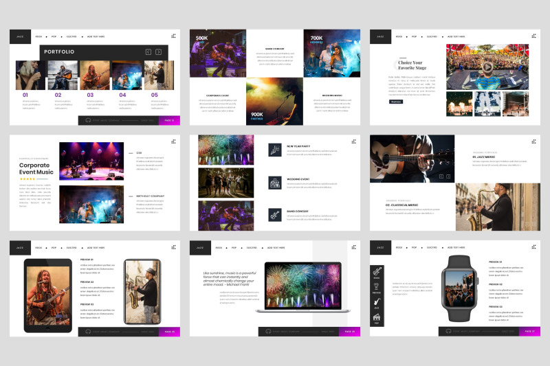 event-music-keynote-template