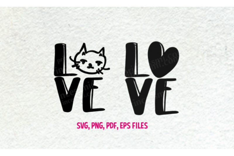 love-cat-set-svg-eps-png-file