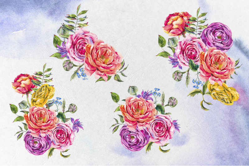 watercolor-rose-and-ranunculus