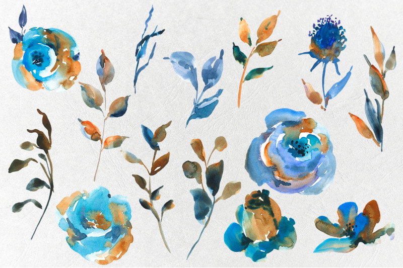 watercolor-turquoise-roses