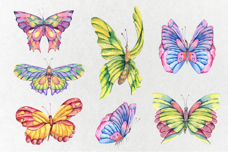 colorful-butterflies-clip-art