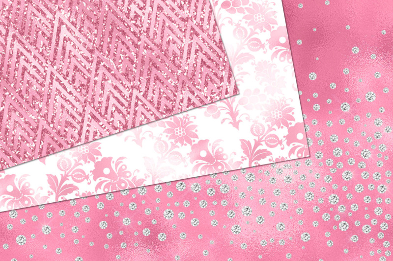 glitzy-pink-digital-paper