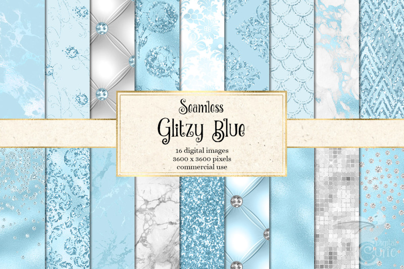 glitzy-blue-digital-paper