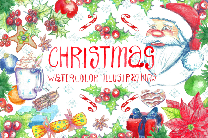 christmas-watercolor-clip-art