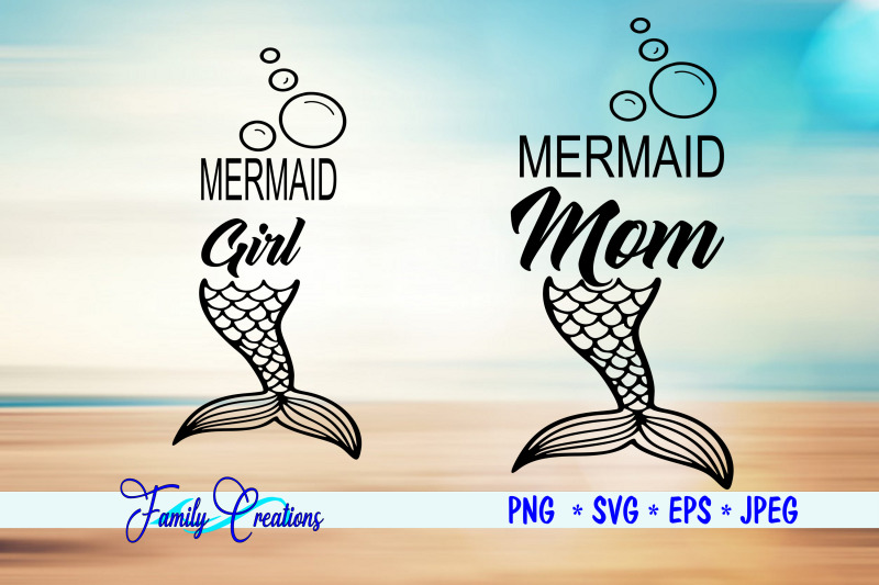 mermaid-mom-amp-girl