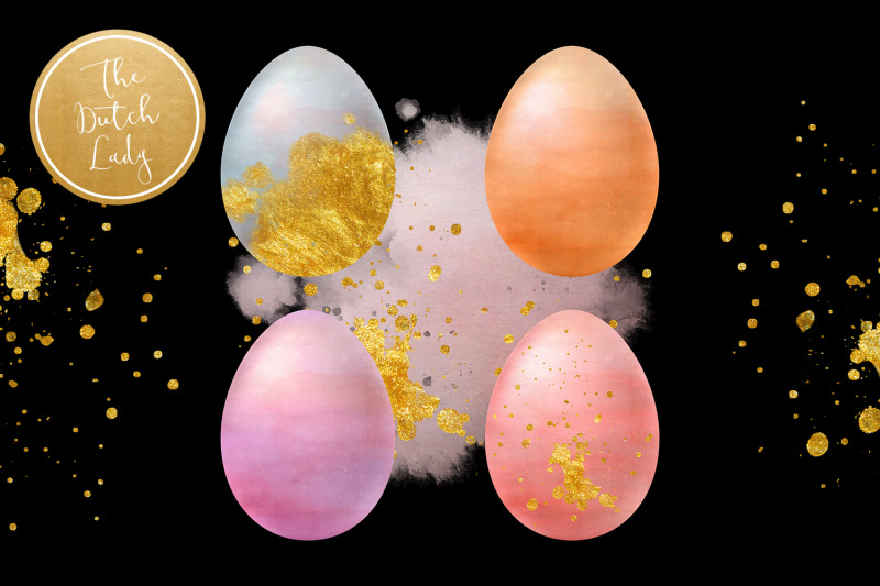 sparkly-easter-eggs-clipart-set