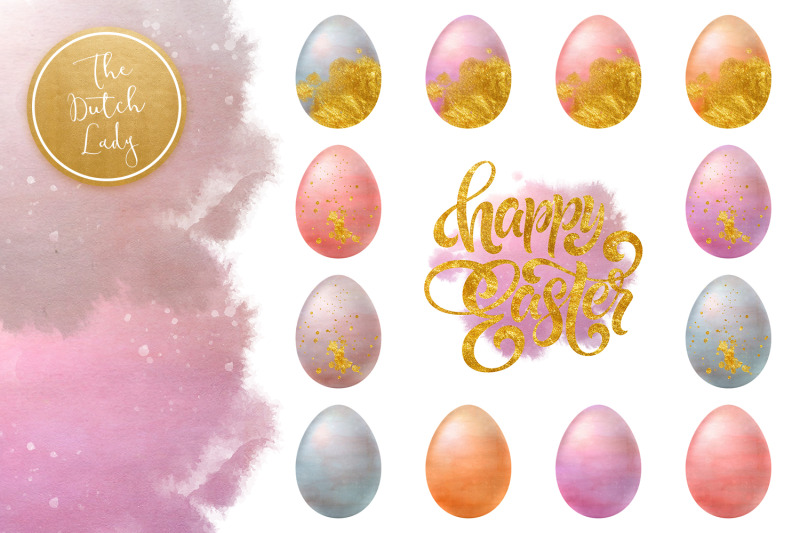 sparkly-easter-eggs-clipart-set