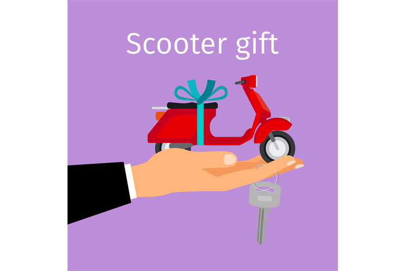 man-hand-holding-gift-scooter