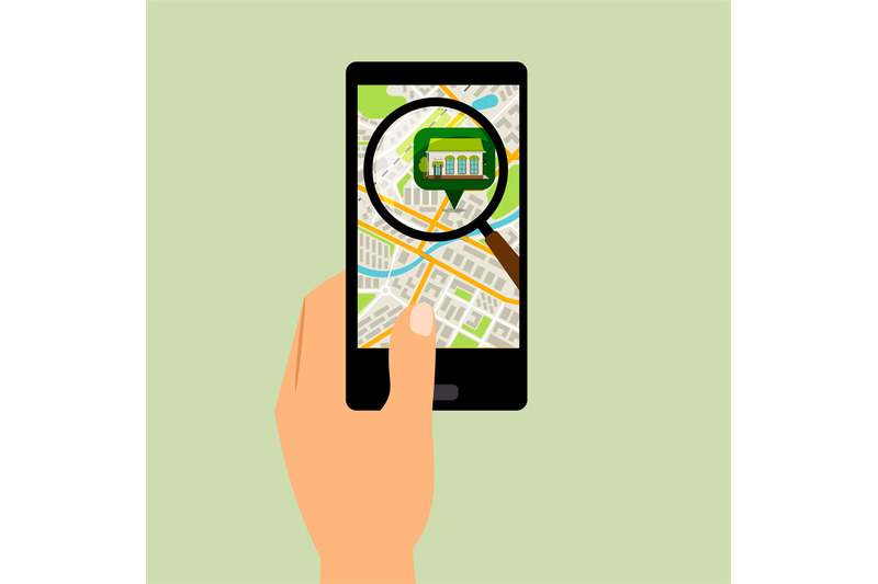 smartphone-with-supermarket-location-map