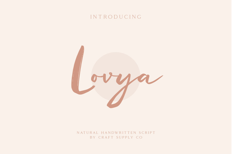 lovya-natural-handwritten-script