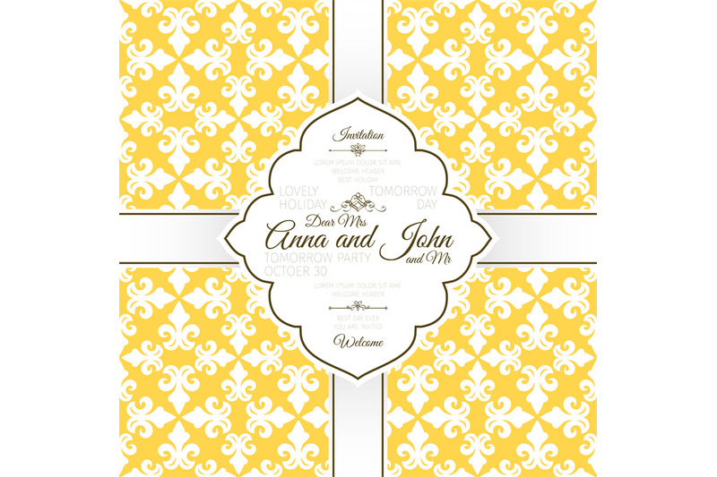 card-template-with-french-yellow-pattern