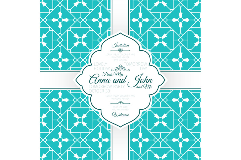 card-with-vintage-blue-spanish-pattern