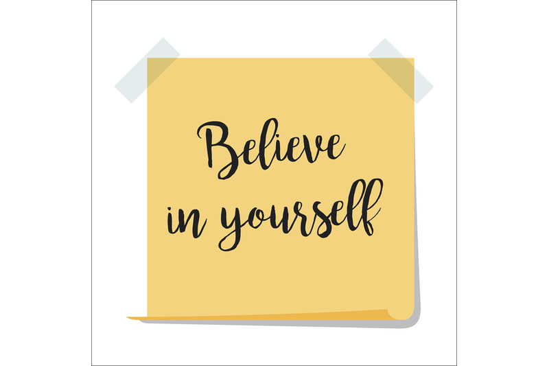 note-with-believe-in-yourself-text