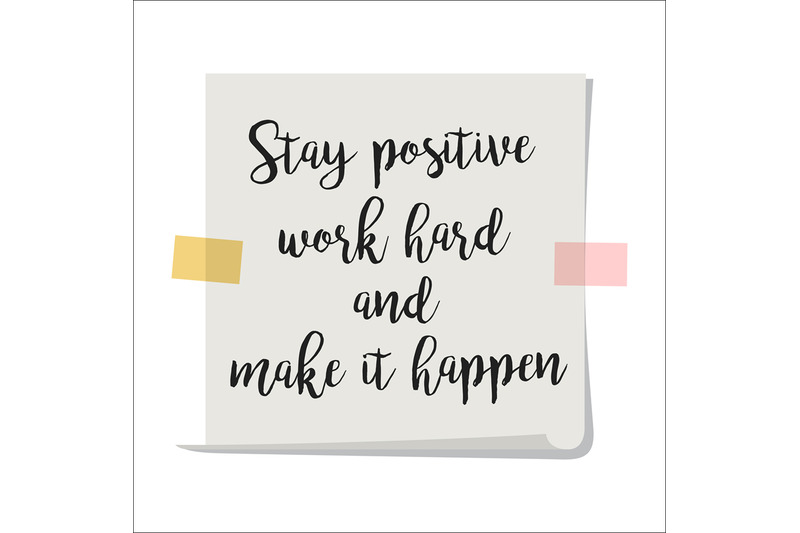 stay-positive-motivation-paper-note