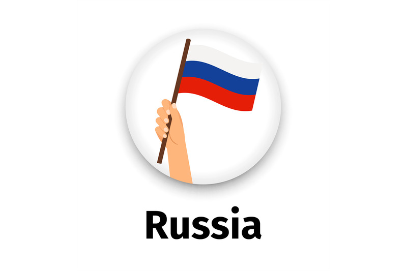 russian-flag-in-hand-round-icon