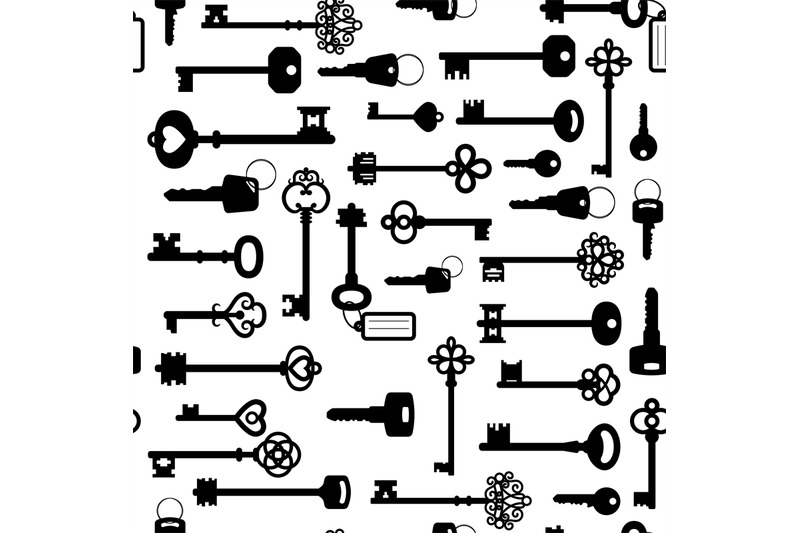 black-and-white-keys-seamless-pattern