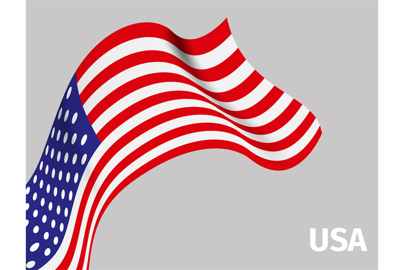 background-with-usa-wavy-flag