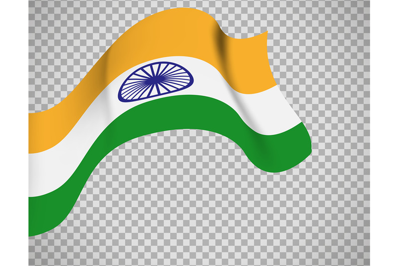 indian-flag-on-transparent-background