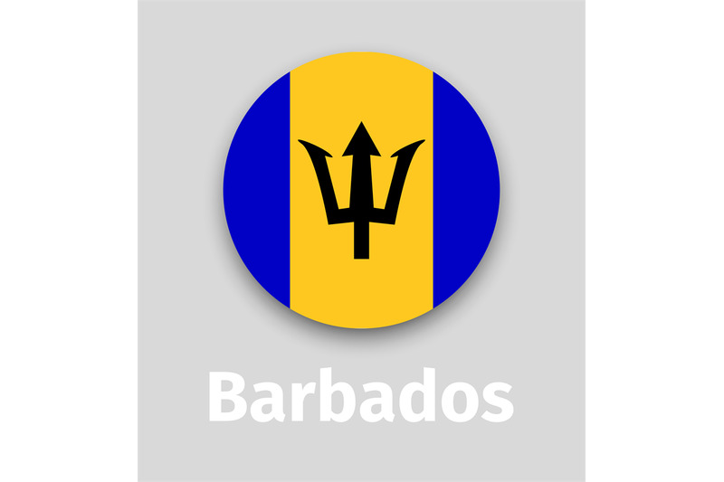 barbados-flag-round-icon