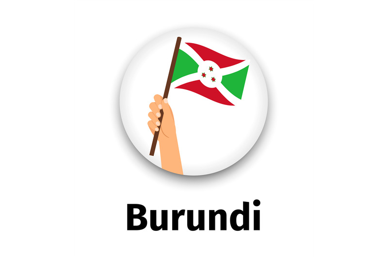 burundi-flag-in-hand-round-icon