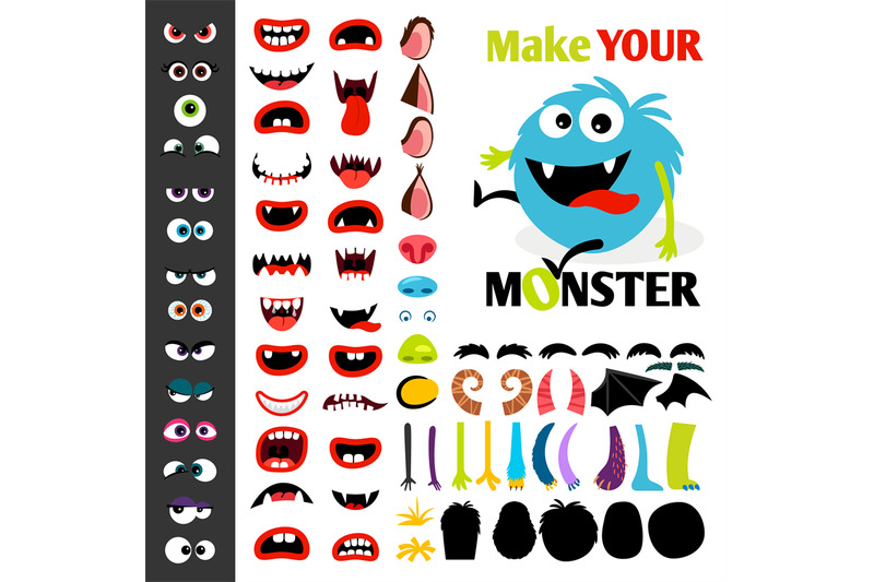 make-a-monster-icons-set