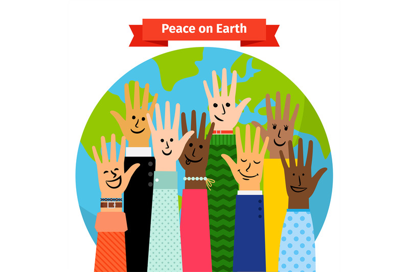 peace-concept-peoples-hands-raised