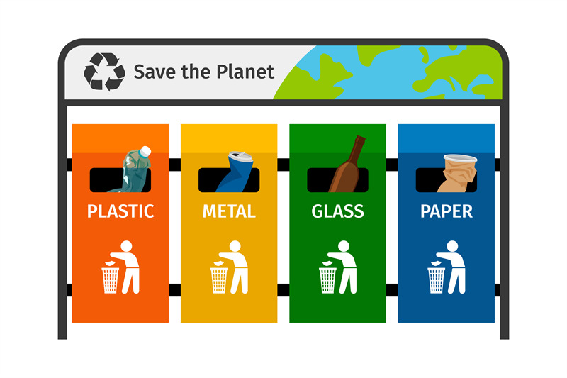 plastic-glass-paper-metal-trash