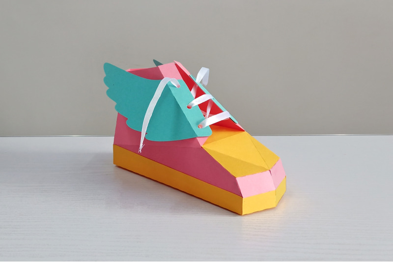 diy-hip-hop-shoe-3d-papercraft
