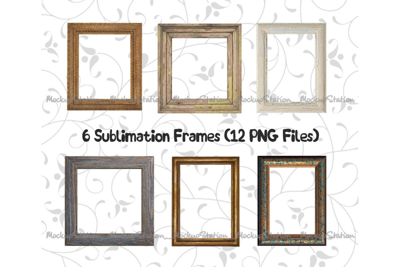 sublimation-wood-frame-png-bundle-picture-photo-planner-png