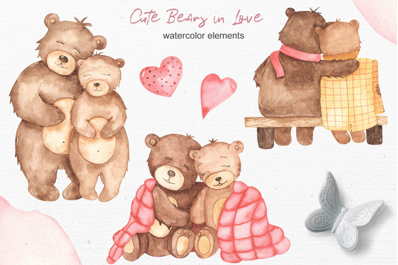 cute-bears-in-love-watercolor-collection-clipart