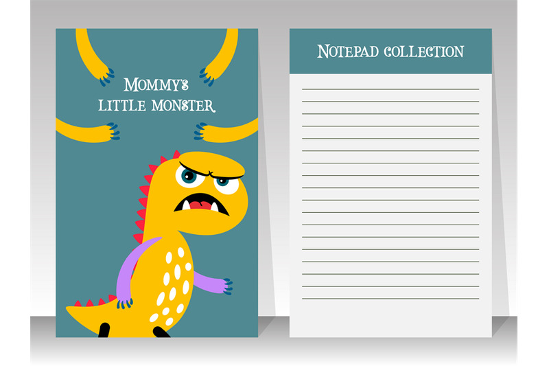planner-template-with-yellow-cartoon-monster