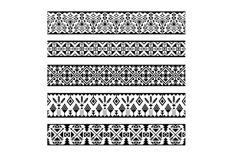 mexican-geometric-seamless-pattern-borders