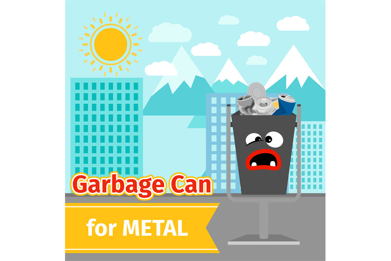 metal-trash-can-with-monster-face