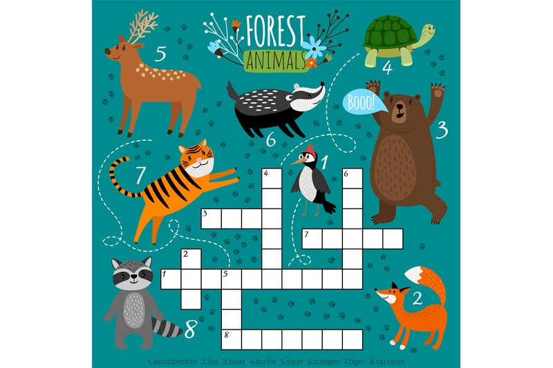 printable-animal-crossword