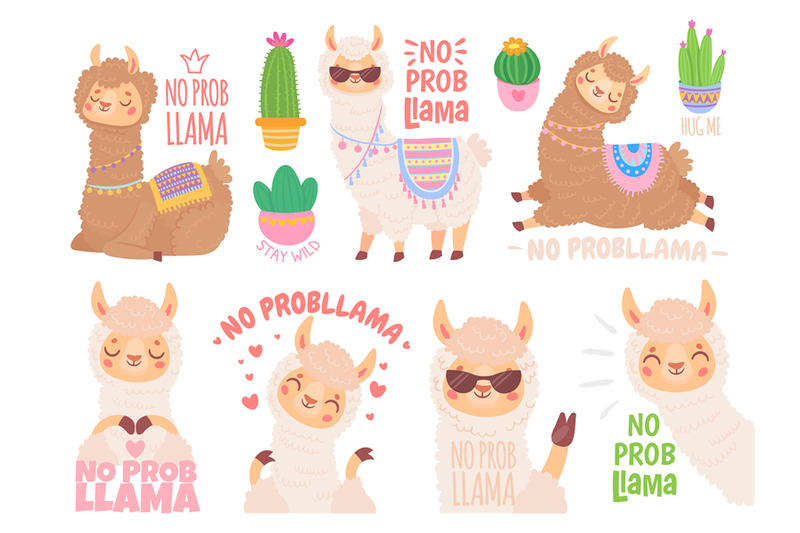 no-prob-llama-cool-llamas-have-no-problems-wildlife-animals-no-probl