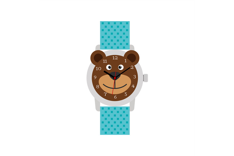 cute-blue-bear-watch-for-kids