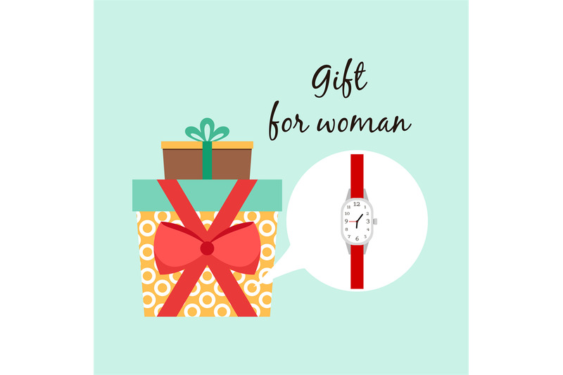 gift-for-woman-red-watch