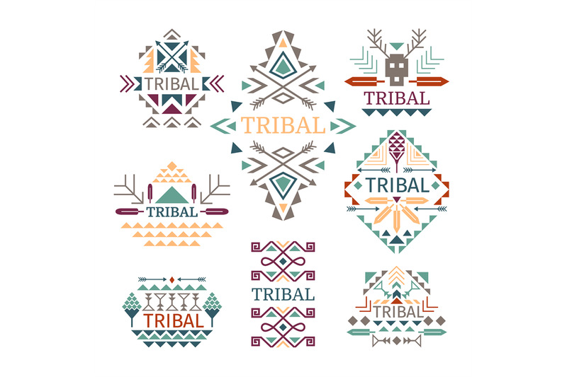 tribal-logo-set