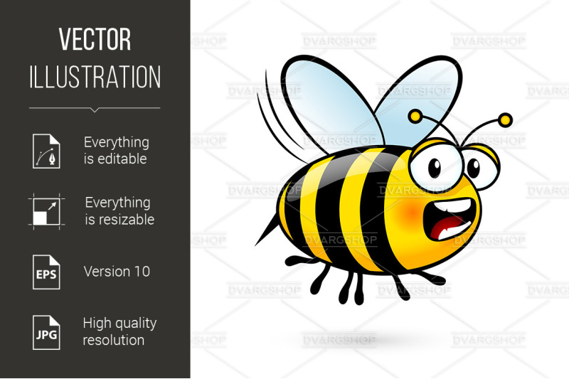 cartoon-bee