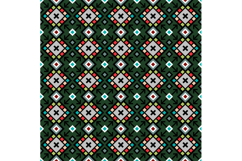 decorative-geometric-pattern-in-green