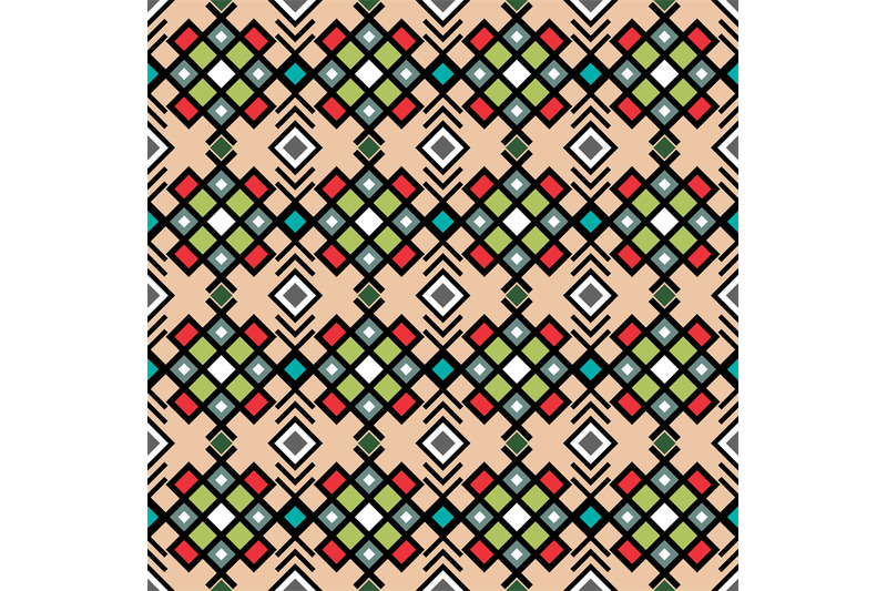 geometric-pattern-in-vitnage-colors