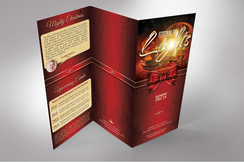 candle-light-tri-fold-brochure