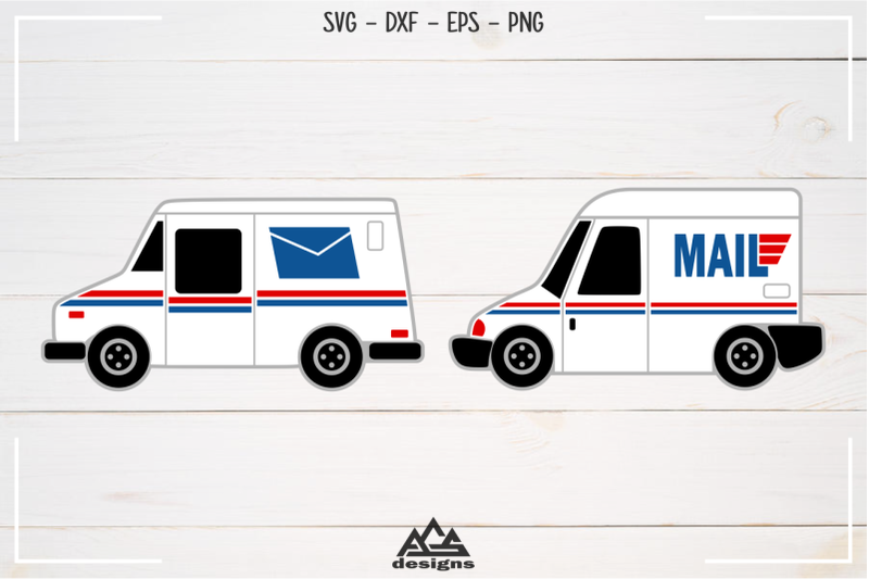 mail-truck-svg-design