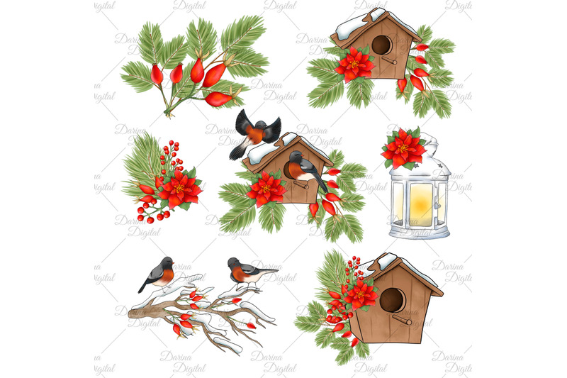 christmas-bird-clipart