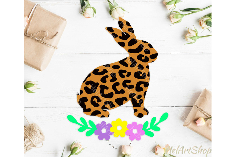 leopard-print-bunny-svg-easter-bunny-svg-floral-bunny-svg