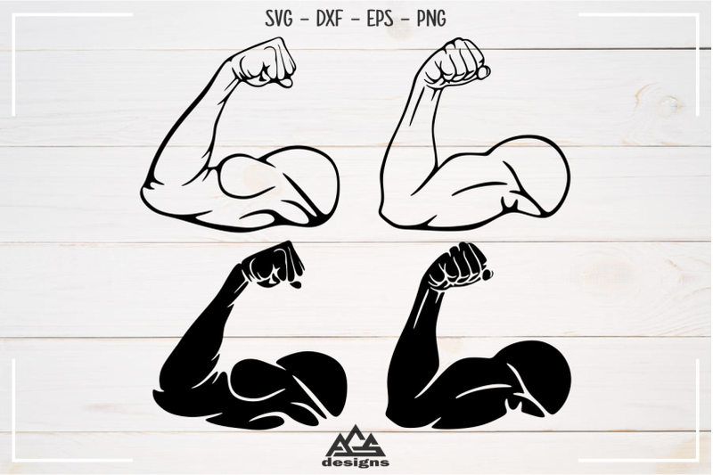 muscle-arm-work-out-svg-design
