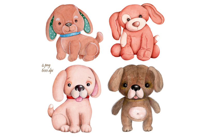 4-fun-watercolor-dogs