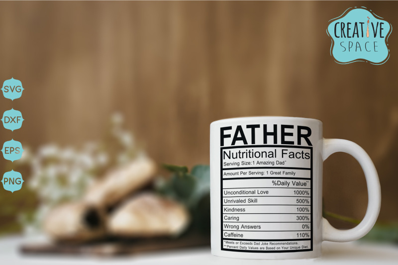 father-nutritional-facts-svg