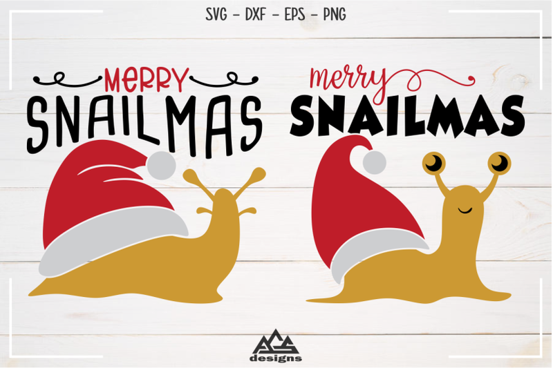 snail-merry-snailmas-svg-design
