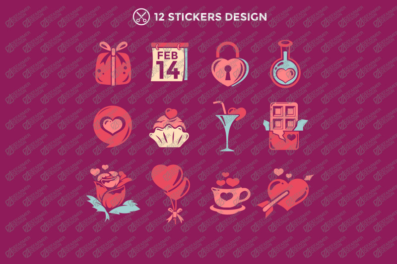 happy-valentine-039-s-day-sticker-collection